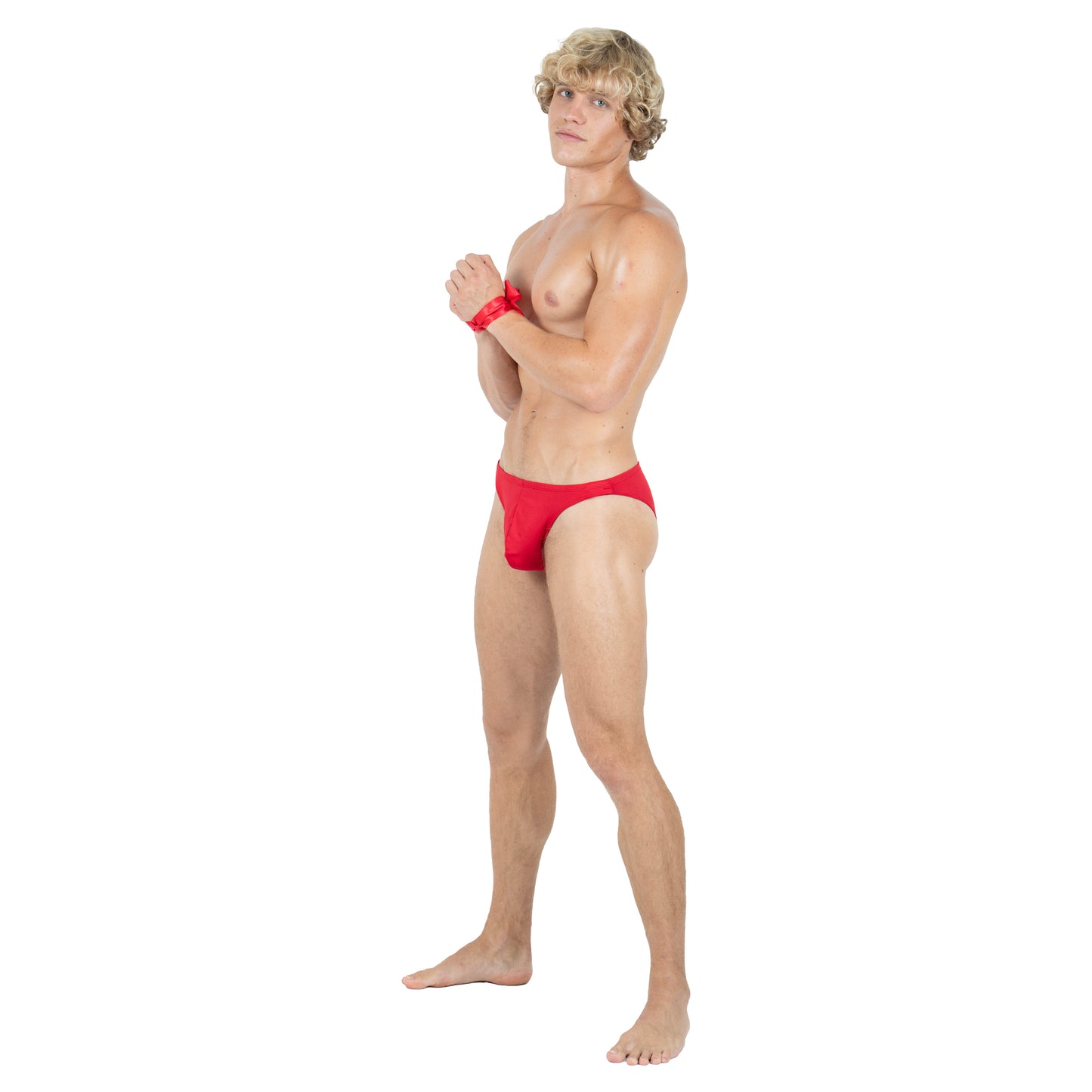 Fundies Rip It Off Bikini with Red Satin Ribbon