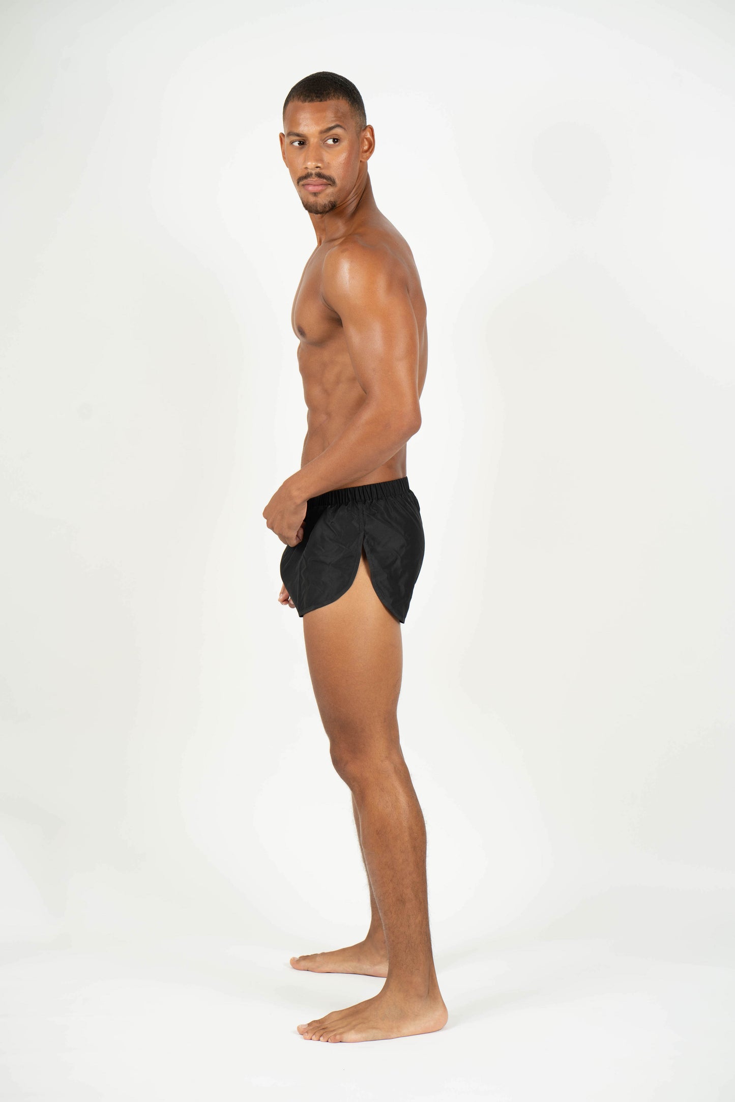 Goal Line Extreme Split Booty Shorts